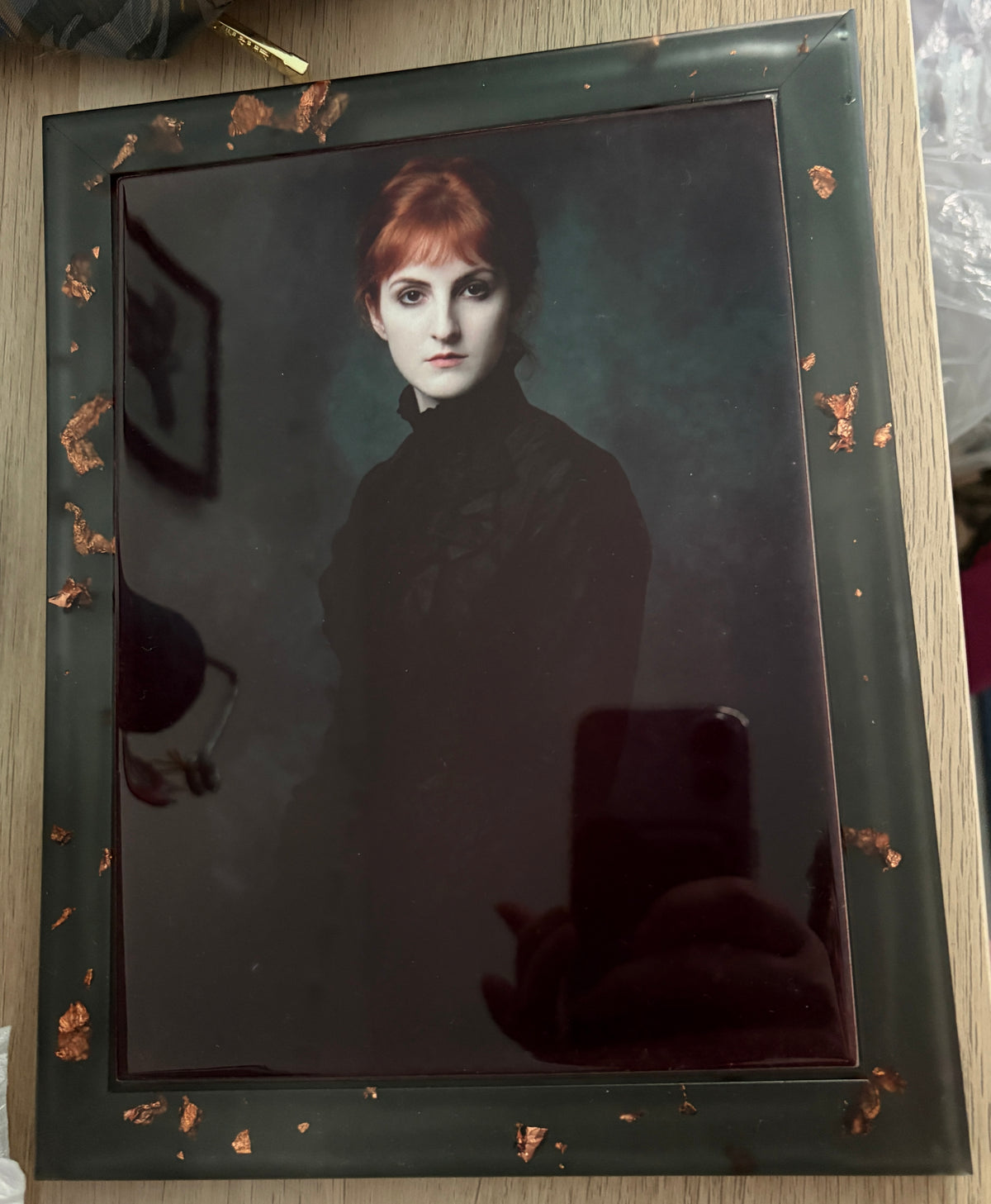 Tableau Résine Collection Les Éternelles — Pièce Unique, Photographie d'Art, Décoration Murale Artisanale