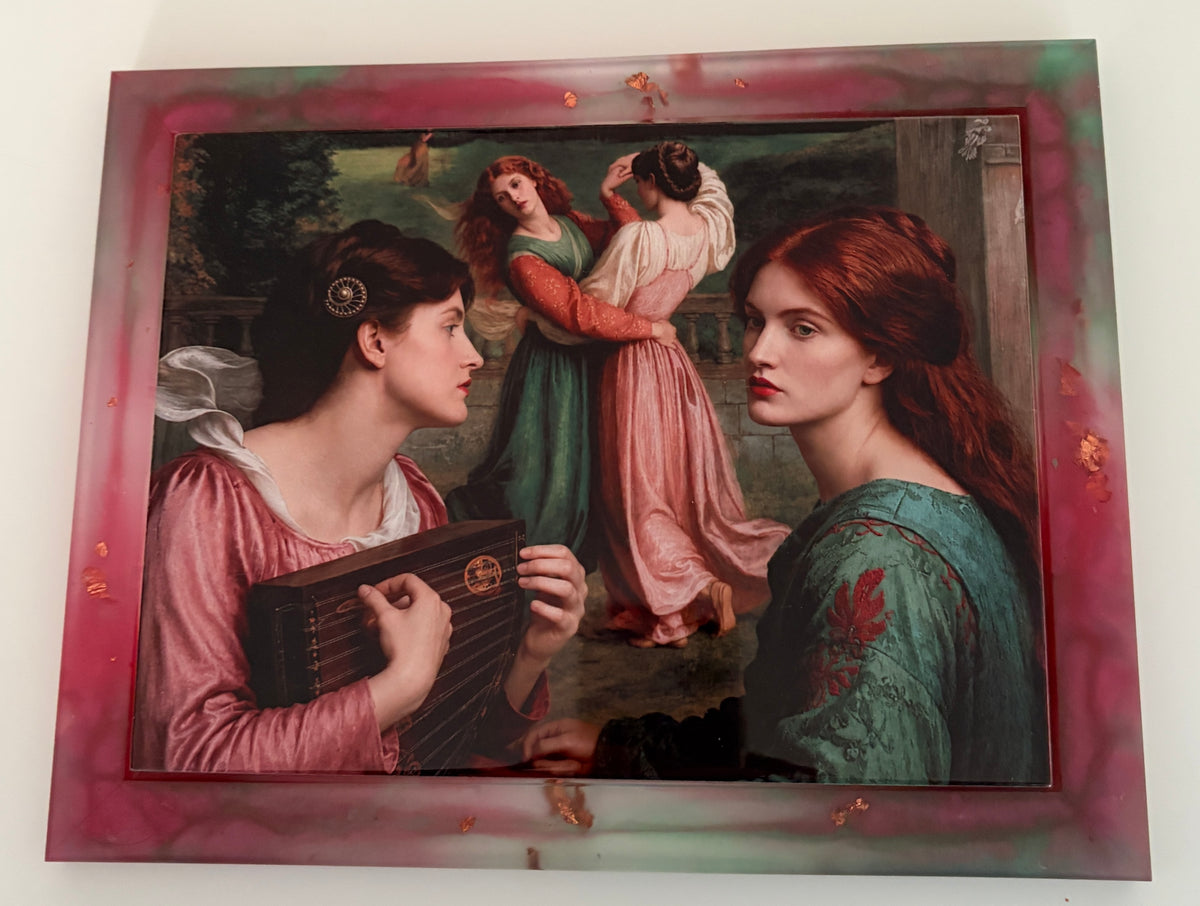 Tableau Résine Collection Les Éternelles — Pièce Unique, Photographie d'Art, Décoration Murale Artisanale