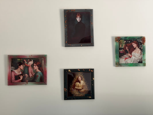 Tableau Résine Collection Les Éternelles — Pièce Unique, Photographie d'Art, Décoration Murale Artisanale